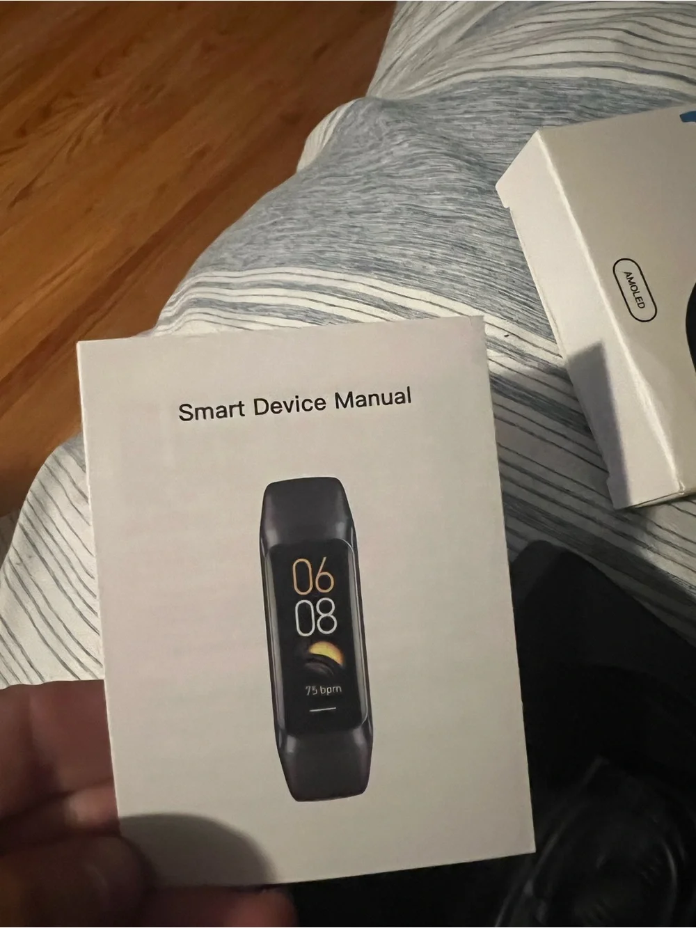AMOLED ness Tracker Smart Band - Black